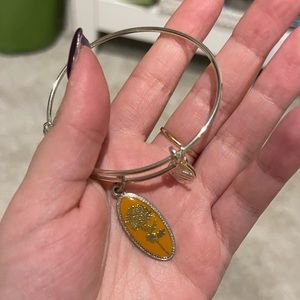 Alex and Ani chrysanthemum bracelet